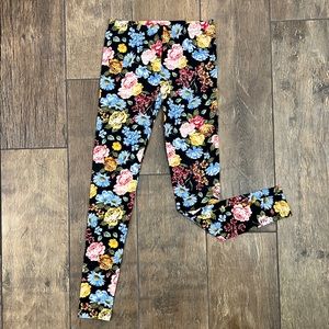 Forever 21 Floral Leggings - Small